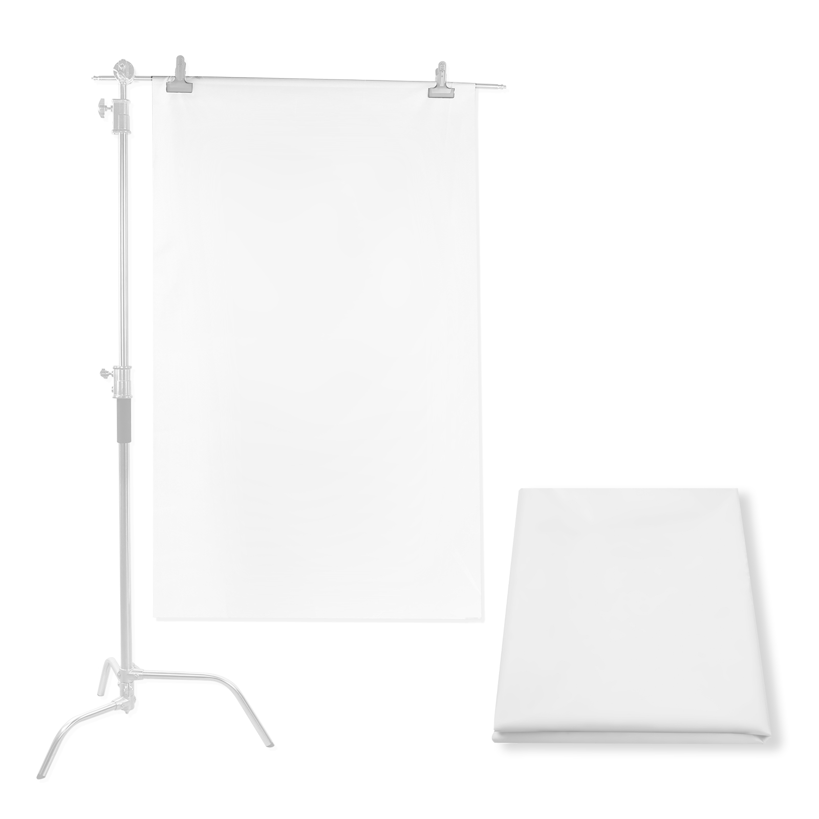 Photography Lighting Modifiers - ソフトボックスとライトテント1.7x 1m,白い透明な生地,写真用のシームレスな光ナイロン生地