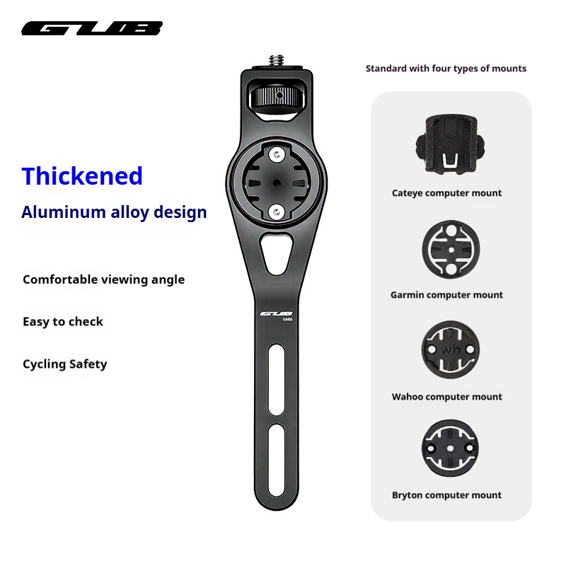 Photography Lighting Gear - GUB MTBロードバイクライトホルダーマウント アルミ合金製回転式自転車GPSマウントサポート 360度カメラ対応 マウンテンバイク＆ロードバイク用