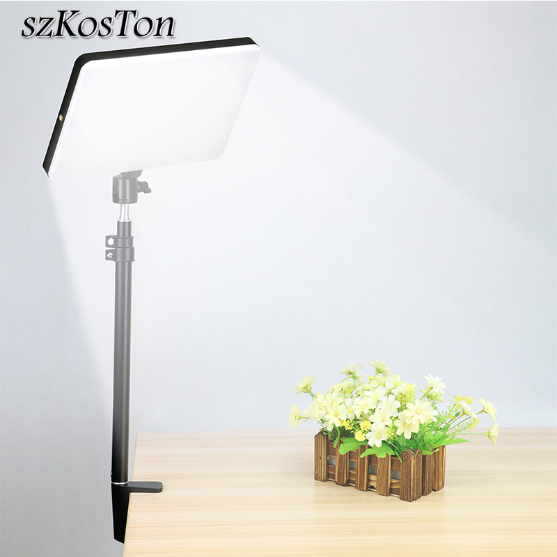 Photography Lighting Board - LEDランプ,写真照明,リモコン,YouTube用調光可能ライト,3200k-6000k, 10インチ