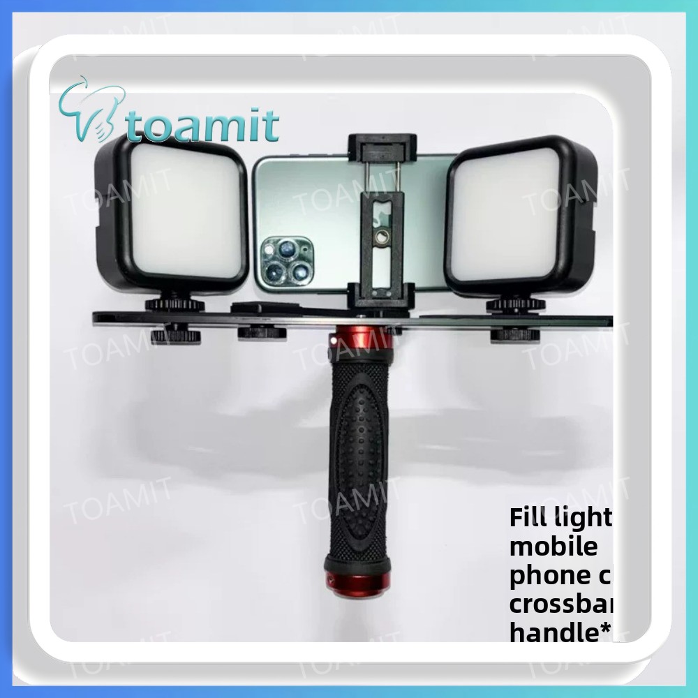 Photography Lighting With Flash - 歯科用撮影ライト、スマートフォン用Bluetooth LEDフラッシュ、口腔検査歯のホワイトニング撮影、ポータブルフィルライトキット