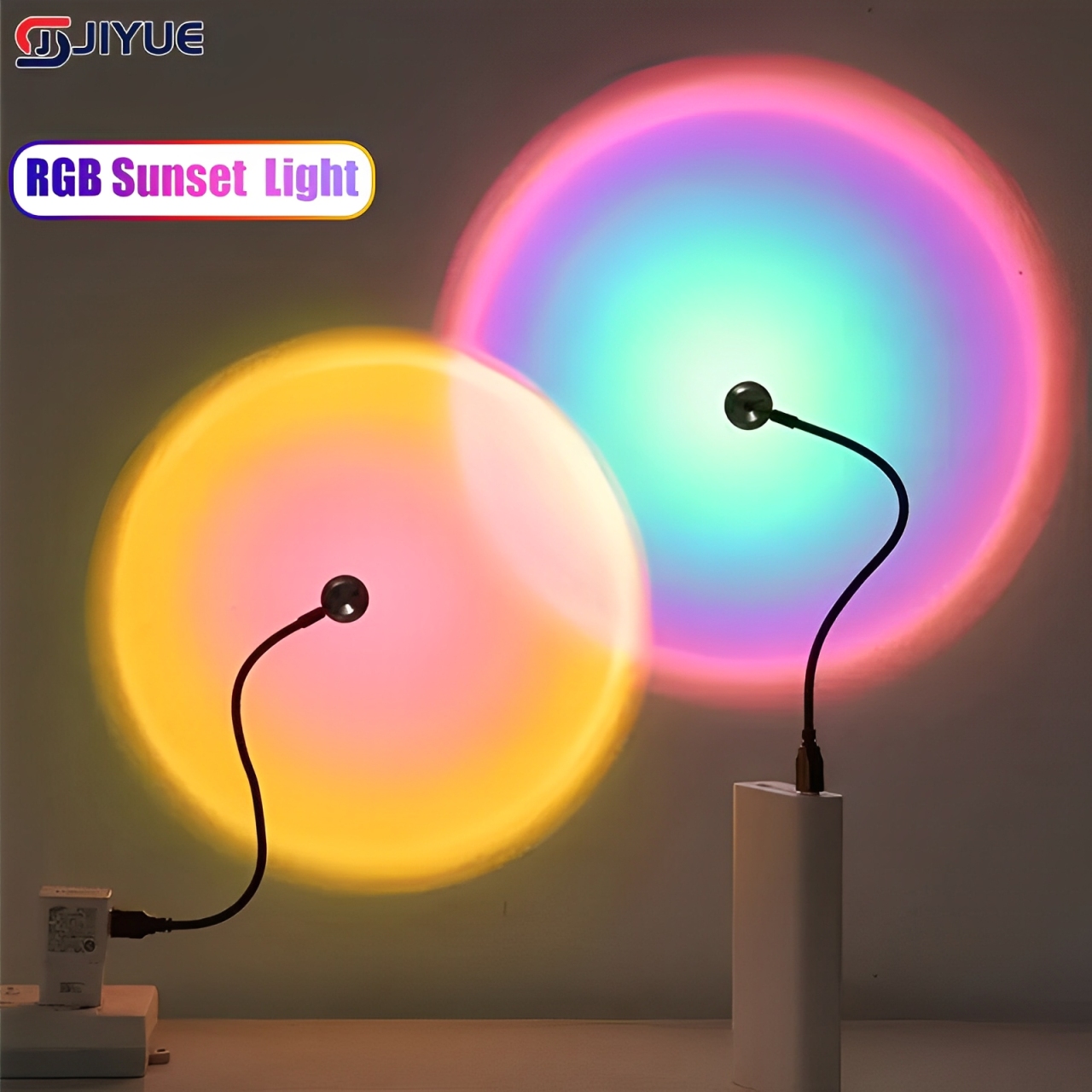 Photography Lighting Wall - ミニ USB ED サンセットランプ常夜灯 USB プロジェクター誕生日パーティーの装飾ムードライト寝室リビングルームの壁の写真撮影