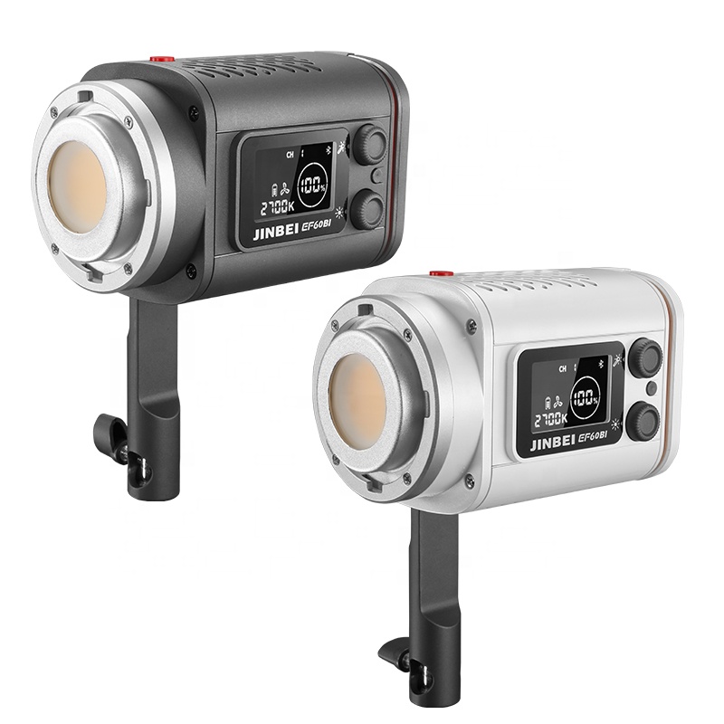 Photography Lighting Kit Portable - JINBEI EF-60BI 60 ワット写真撮影照明ポータブル超コンパクトハンドヘルド屋外 LED ビデオライトキットキャリングケース付き良好