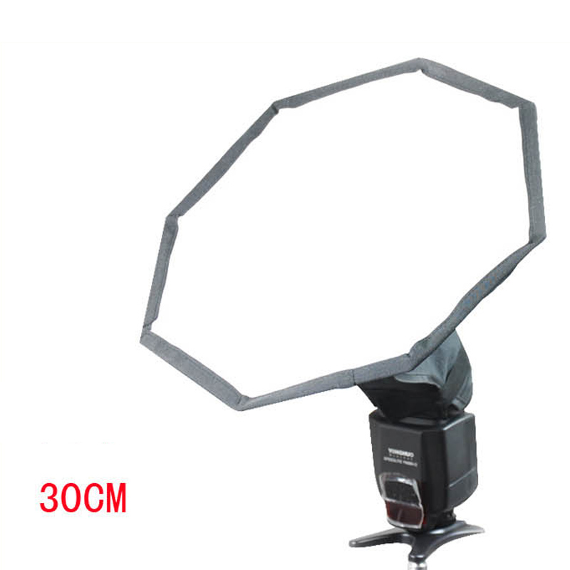 Photography Lighting Kit Portable - 写真ソフトボックス,フラッシュカメラディフューザー,ポータブルバウンス,キヤノン用リフレクターキット,20x30cm, 15x17cm, 30cm, 20cm