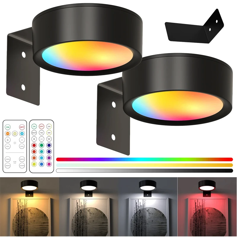 1/2 個ピクチャーライト LED 磁気アートディスプレイラ - Photography Lighting Wall のレビューと価格