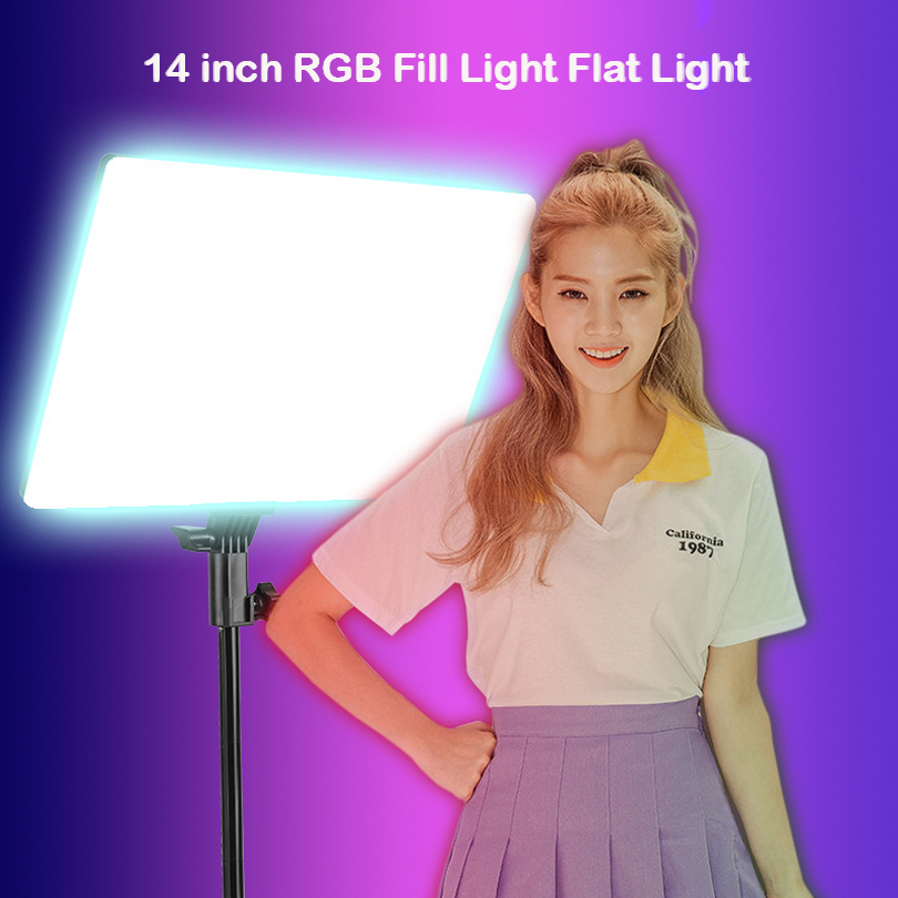 RGB 14 インチ LED ビデオライトリモコン写真撮影  - Photography Lighting Board のレビューと価格