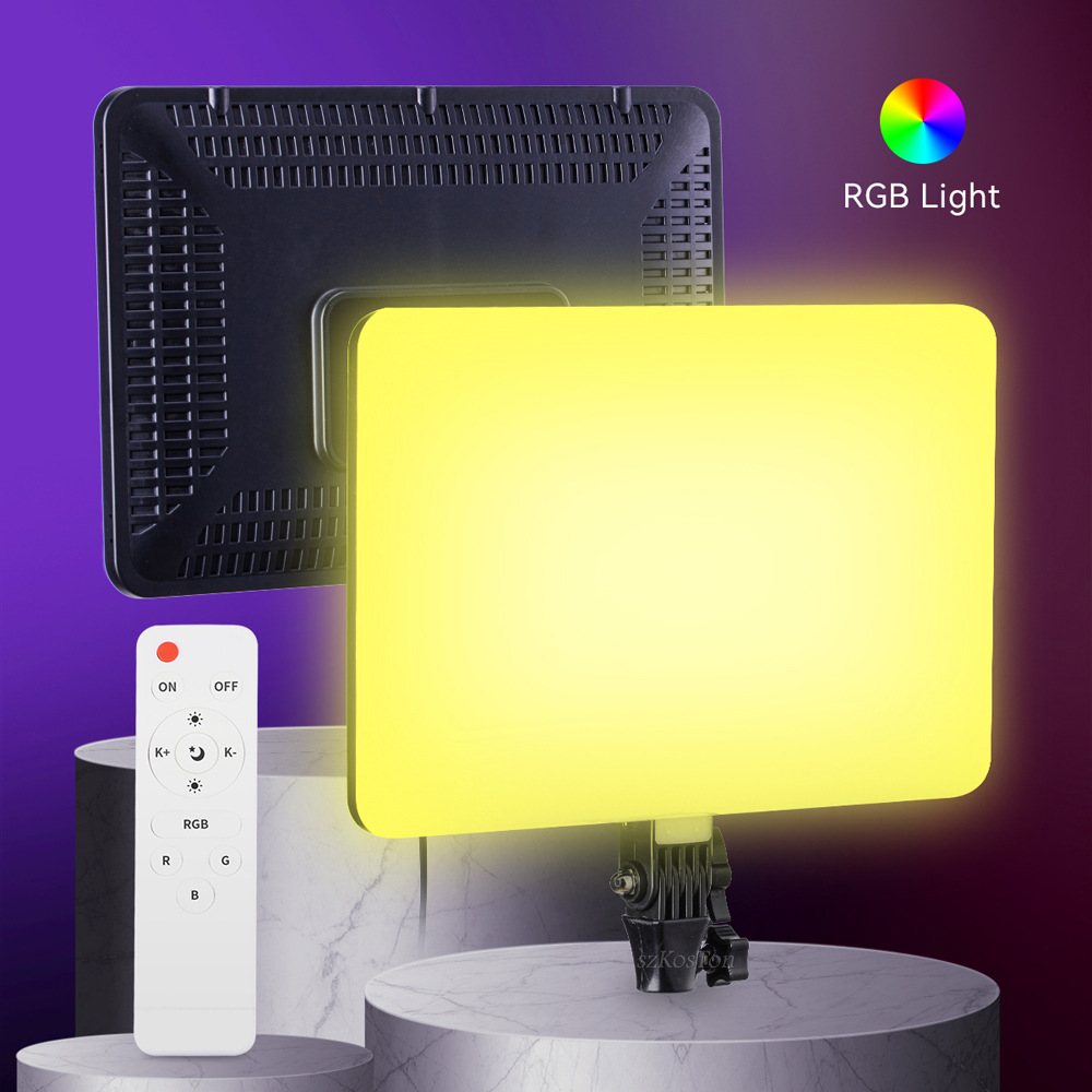 RGB 14 インチ LED ビデオライトリモコン写真撮影  - Photography Lighting Board のレビューと価格