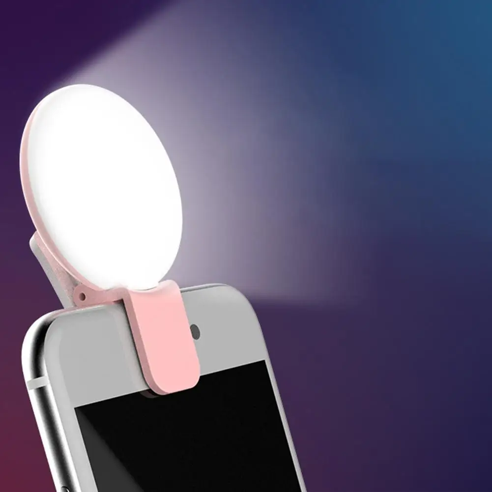 携帯電話 LED Selfie リングライトポータブルミニ耐 - Photography Lighting Patterns のレビューと価格