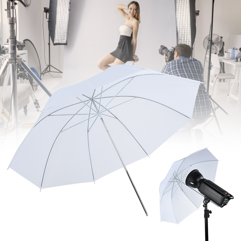 33 インチ半透明ホワイトソフト傘写真撮影スタジオ用フラッシ - Photography Lighting With Flash のレビューと価格