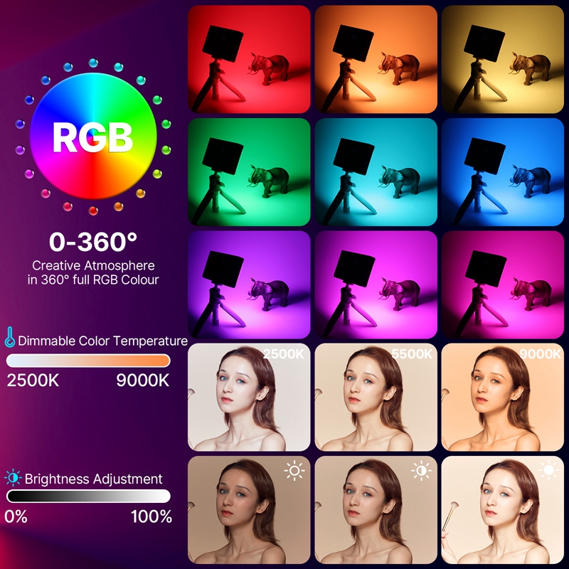 ルanzi-写真およびカメラ用のLEDビデオライトlt002 - Photography Lighting Board のレビューと価格
