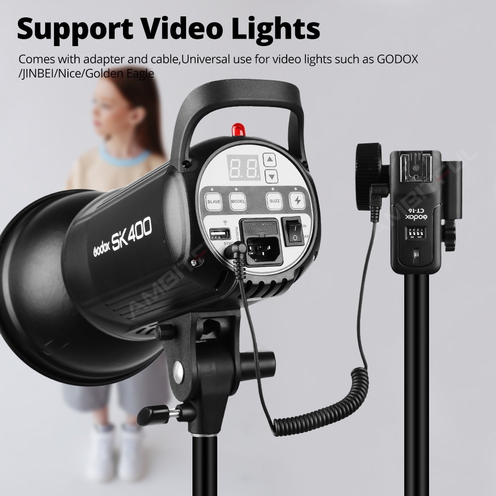 Godox CT-16 16チャンネル ワイヤレスラジオフラ - Trigger Receiver Set のレビューと価格