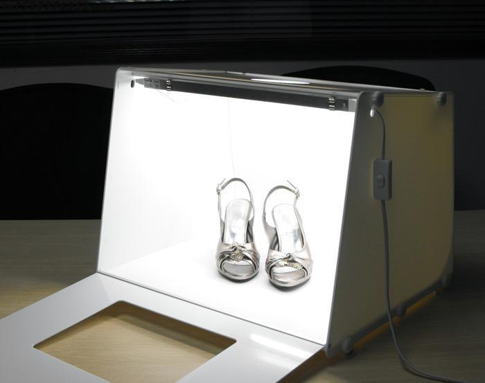 ポータブルミニフォトスタジオ撮影用ライトボックスフォトボック - Photography Lighting Kit Portable のレビューと価格