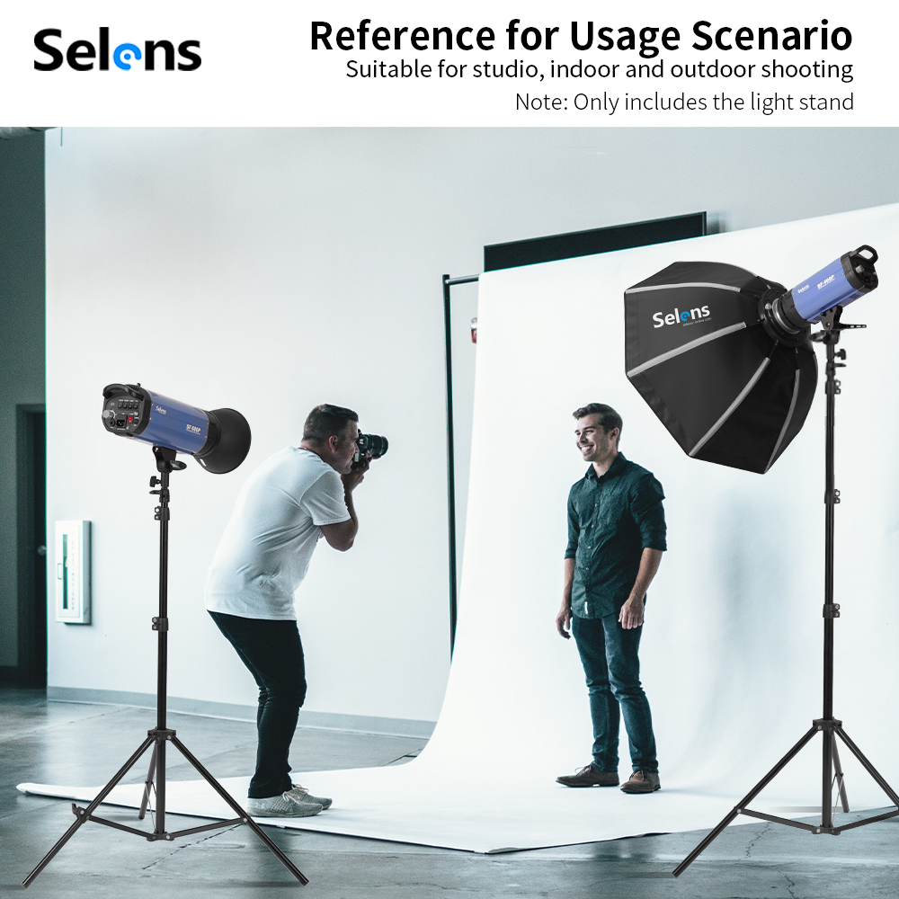 Selens 2.2~3.95m エアクッションライトスタン - Photography Lighting With Flash のレビューと価格