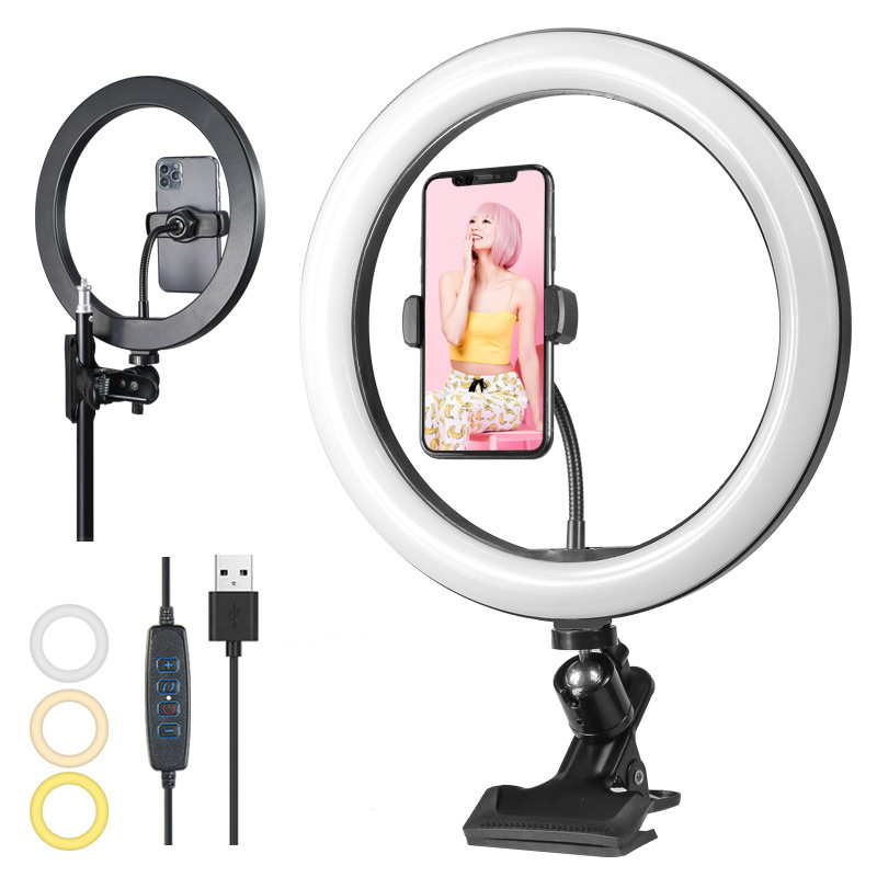 調光可能なLEDリングライト、電話用USB自撮りランプ、ライ - Photography Lighting Wall のレビューと価格