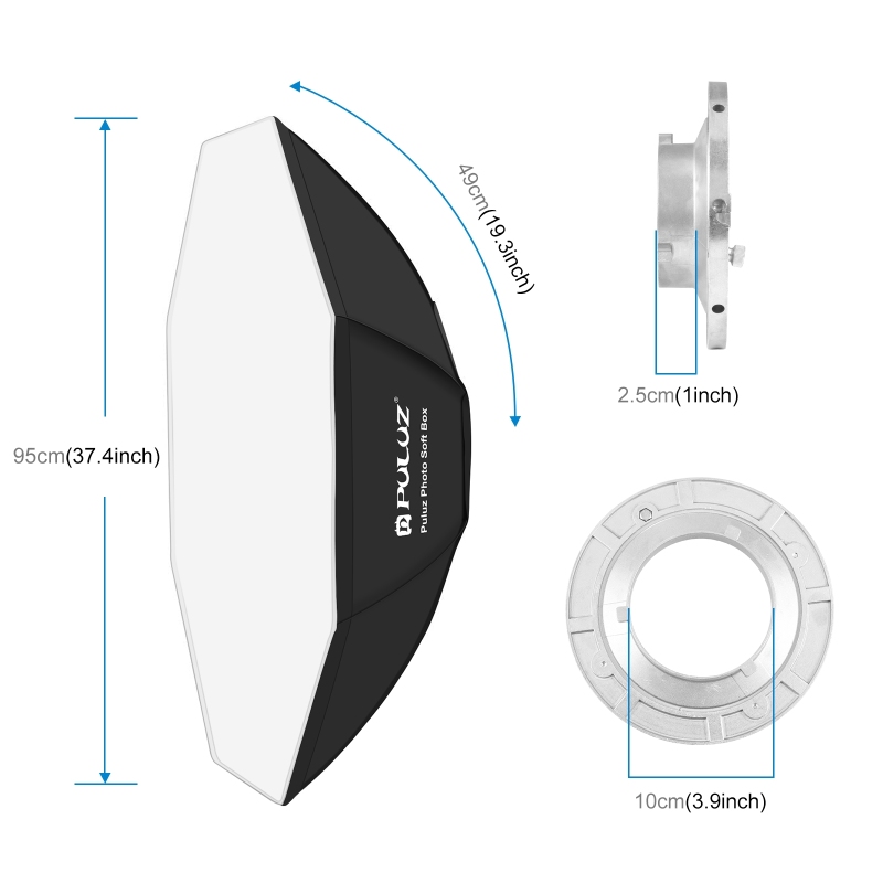 Pulz-octagonソフトボックス、写真用折りたたみ式ラ - Photography Lighting With Flash のレビューと価格