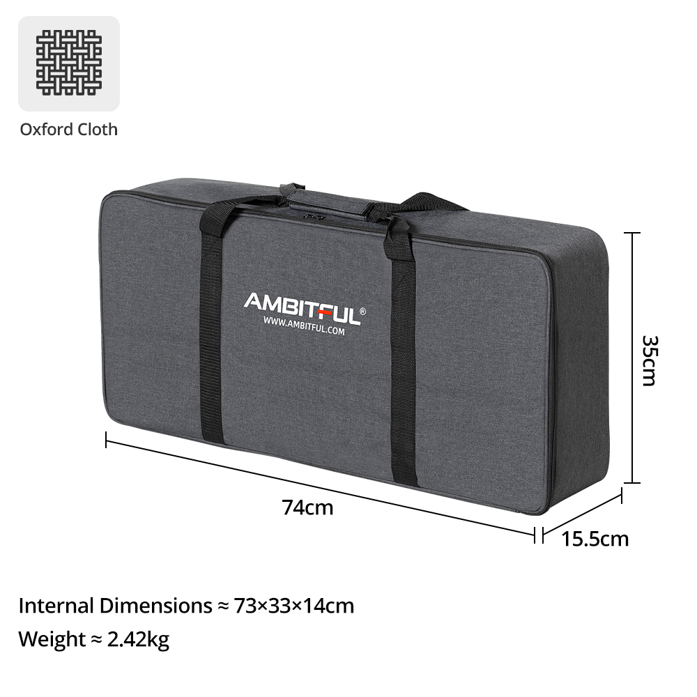 AMBITFUL 新型PB06ポータブルキャリーバッグスタジ - Photography Lighting Kit Portable のレビューと価格