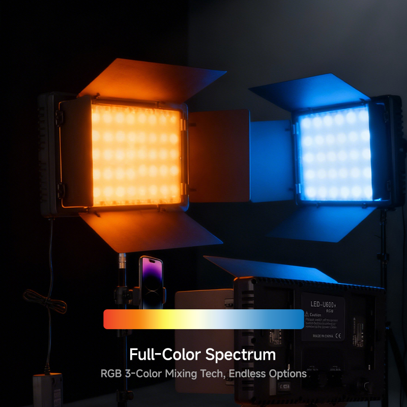 LED U600写真撮影用フィルライト 室内写真ライブ用フラ - Photography Lighting Board のレビューと価格