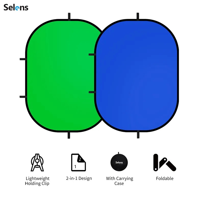 Selens 新しい折りたたみポータブルリフレクターブルーと - Photography Lighting Board のレビューと価格