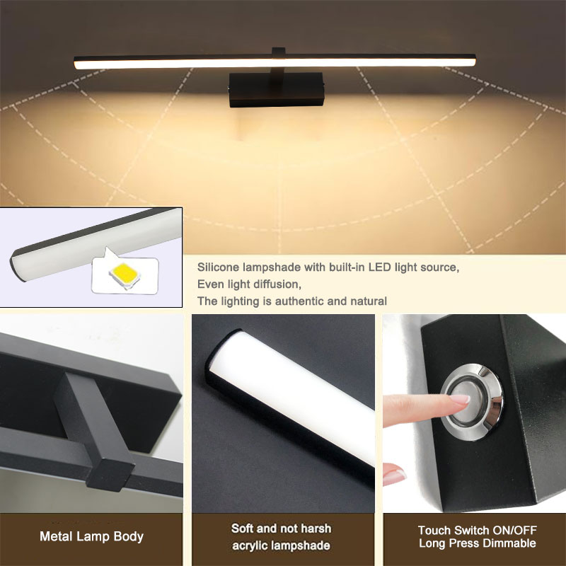 調光可能なLEDピクチャーライト 壁掛け用 5200mAh  - Photography Lighting Wall のレビューと価格