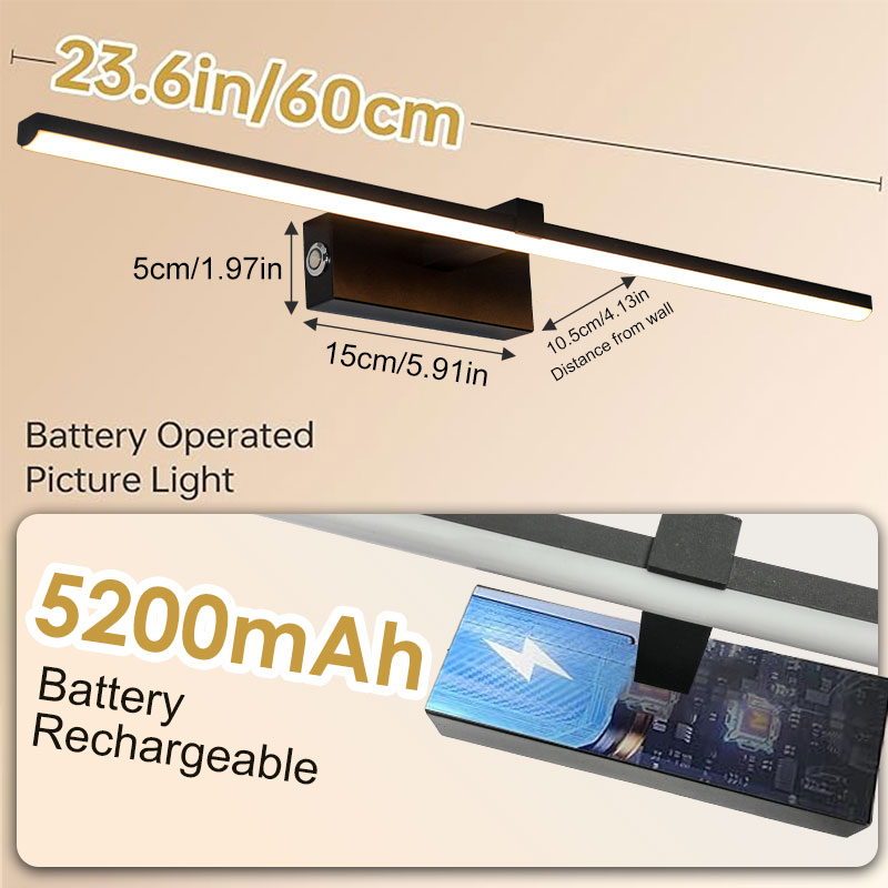 調光可能なLEDピクチャーライト 壁掛け用 5200mAh  - Photography Lighting Wall のレビューと価格