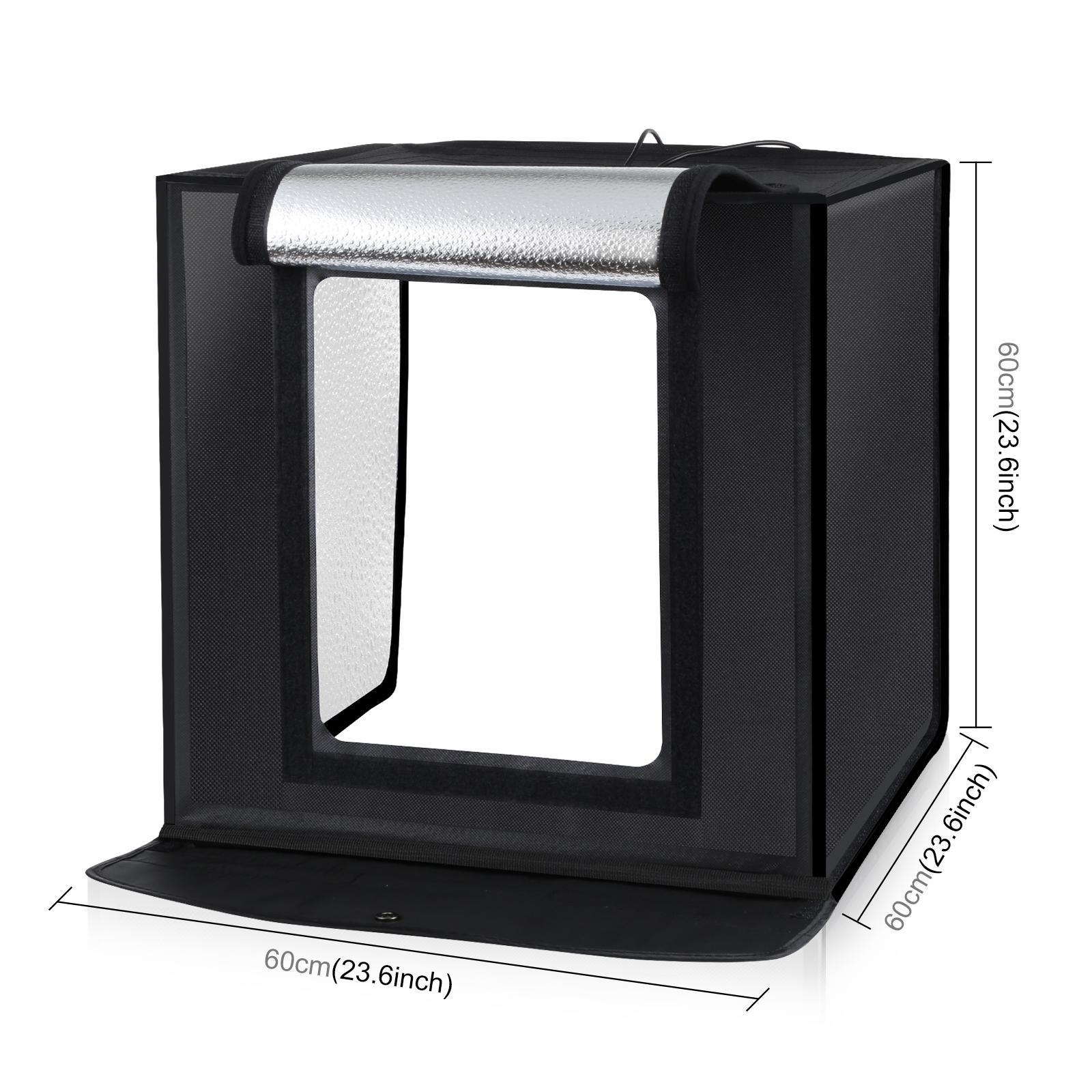 PULUZ 60cm写真スタジオライトボックス ポータブル  - Photography Lighting Kit Portable のレビューと価格