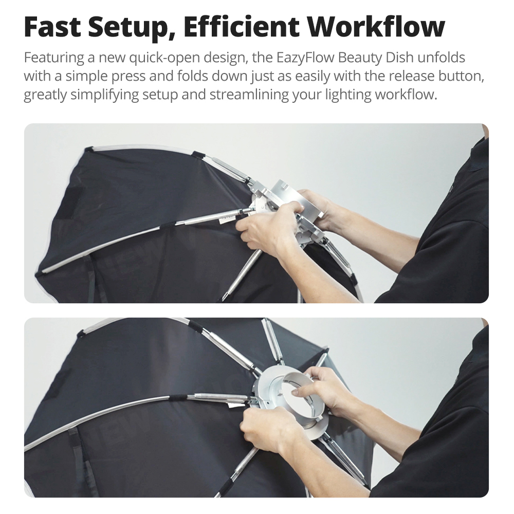 新しいGodox EazyFlowビューティーディッシュ 6 - Photography Lighting With Flash のレビューと価格