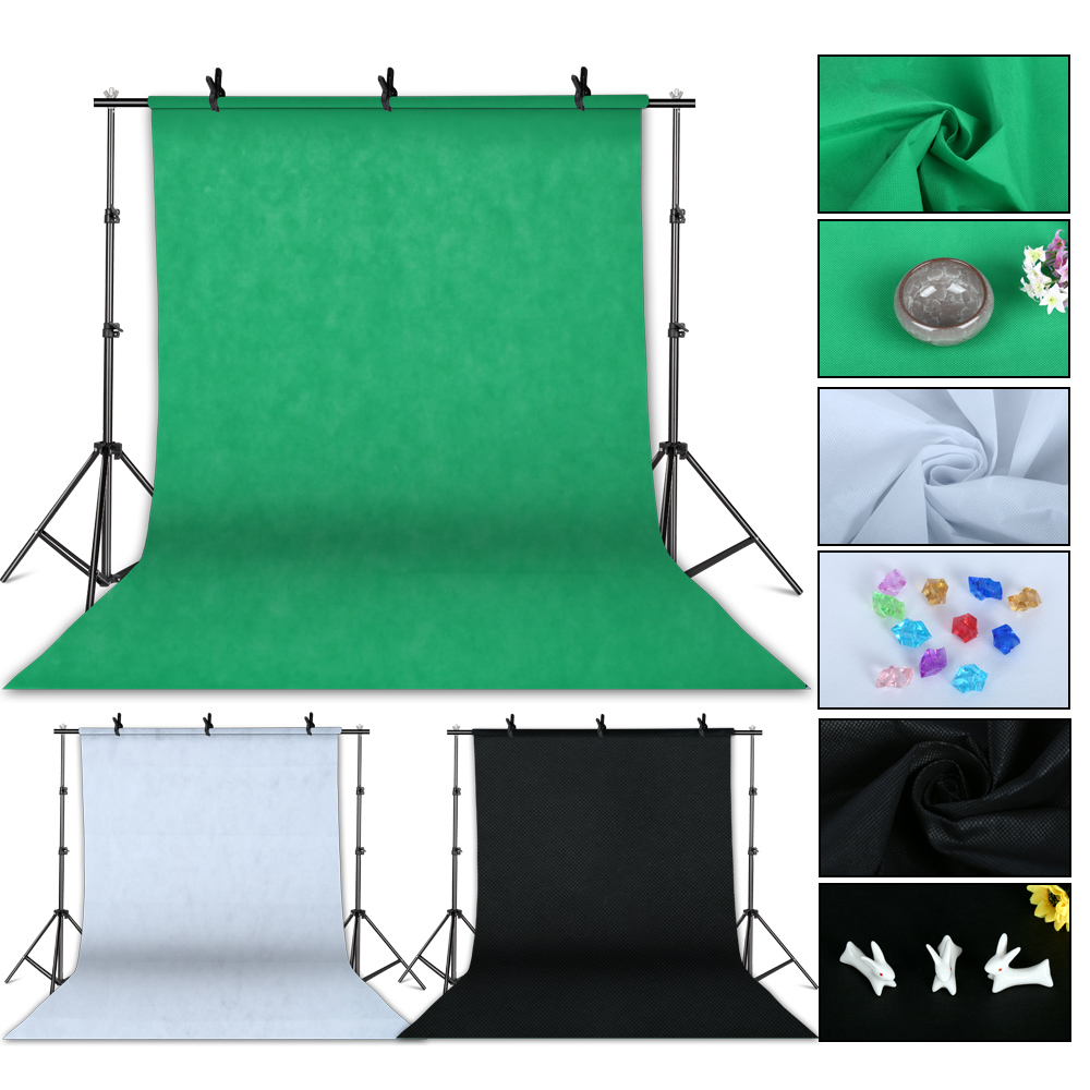 写真撮影用ソフトボックス照明キット、2.6x3m背景フレーム - Photography Lighting Board のレビューと価格