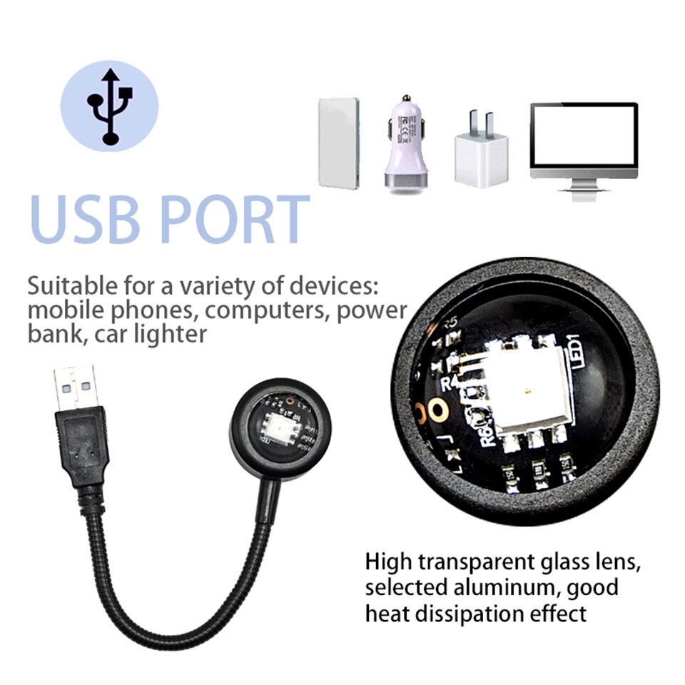 ZK40 LED サンセットランプ常夜灯 USB プロジェク - Photography Lighting Wall のレビューと価格