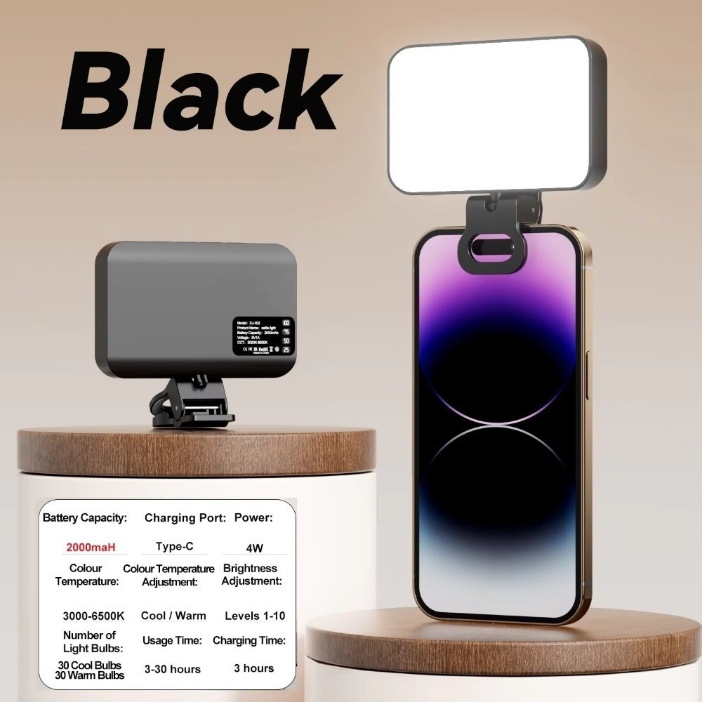 800/1000mAh LEDセルフィーライト 3モード U - Photography Lighting With Flash のレビューと価格