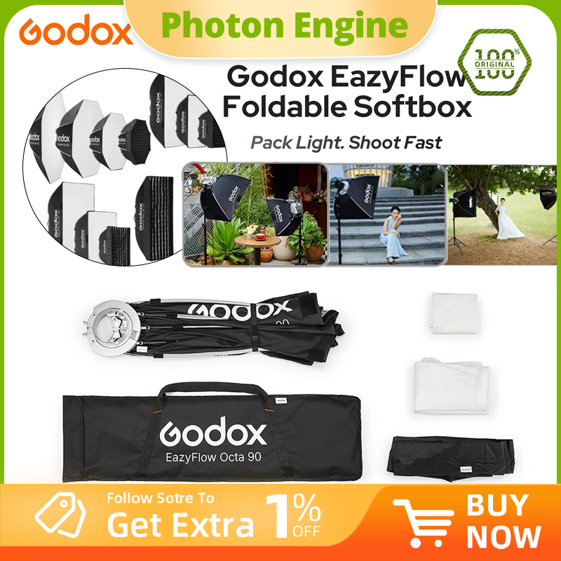Godox EazyFlowシリーズ折りたたみ式ソフトボック - Photography Lighting With Flash のレビューと価格